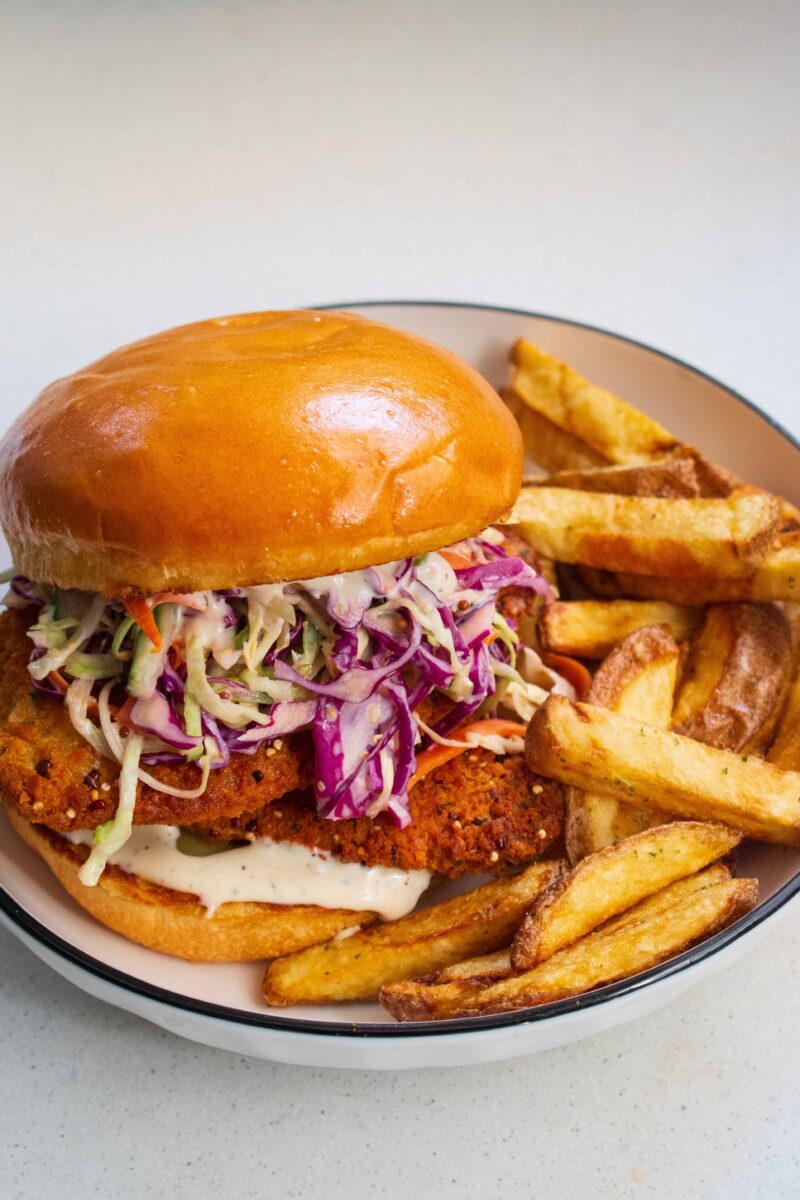 Crumbed Chicken Burger by The Big Tasty Bite made by Lila Lerie