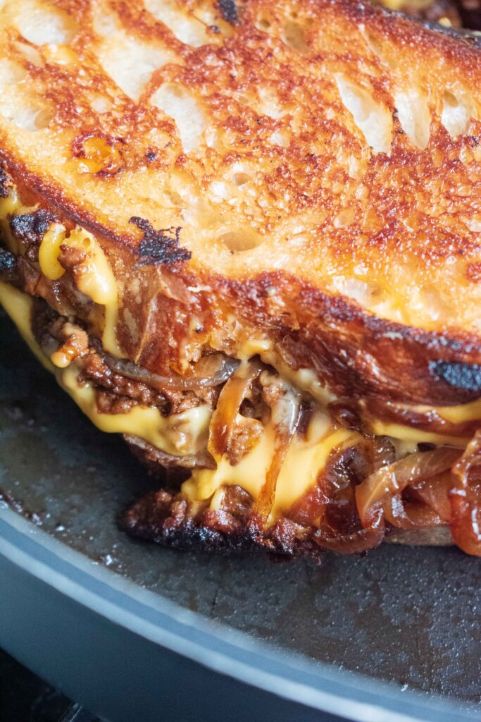 Cheesy Beef Toastie
